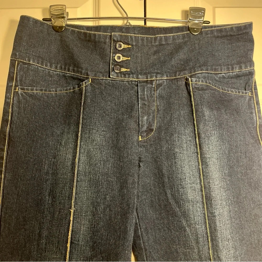 Marithe Francois Girbaud Dark Blue Women Jeans - Picture 5 of 14
